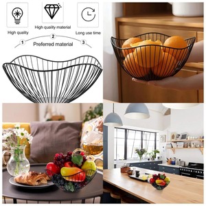 Gold Metal Fruit <b>Basket</b> Decorative Fruit Holder For Guest Serving And Entertaining And <b>Gift</b> Hamper Arrangement From India - Product Image 4
