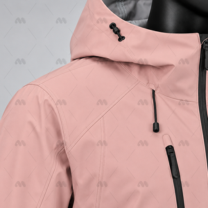 Chaqueta Delgada de Ganchillo Personalizada, Informal, Cálida, con Forro Polar y Cierre Frontal, para Otoño e Invierno, Viajes al Aire Libre, Resistente al Viento - Product Image 3