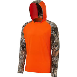 Sudadera con Capucha Camuflada para Hombre, Mezcla de Algodón y Poliéster, Sudadera con Capucha de Tela Gruesa de 500 g/m², Capucha con Cordón Ajustable, Bolsillos Profundos - Product Image 1