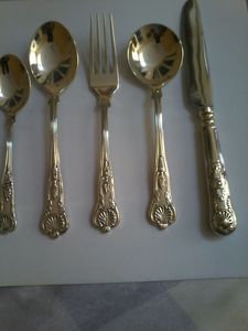 Ensemble de couverts élégants en or, finition miroir, compatibles lave-vaisselle, ustensiles de table pour mariage, manche en métal - Product Image 2