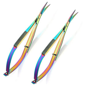 Ciseaux à ressort ergonomiques légers à lame tranchante, compacts, pour travaux manuels et utilitaires - Product Image 4