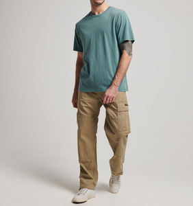 Camiseta Oversize de Algodón 100% Tejido Pesado con Hombros Caídos para Hombre, Transpirable y de Secado Rápido, Estilo Urbano Personalizado para Verano - Product Image 6