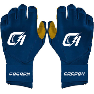 Gants de frappeur de baseball personnalisés Beucebolt, qualité supérieure, directement de l'usine, paume en cuir Cabretta, dos en cuir de vachette, ambidextres, fermeture auto-agrippante - Product Image 5