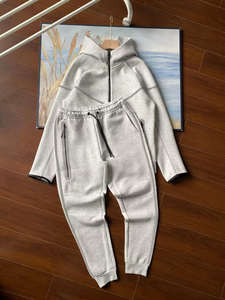 Nouveau survêtement personnalisé avec logo, design réfléchissant, en coton, pour le sport, la course à pied, le football, pour hommes, ensemble de survêtement - Product Image 5