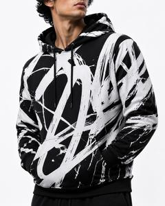 Men Hoodie Solid Hooded Sweatshirt Regular Fit Casual Pullover Pocket Sublimation Design Knitted 100% Cotton Fleece <b>Raglan</b> - Product Image 5