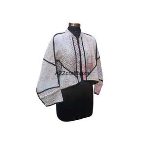 Chaquetas Vintage 100% Algodón Puro, Acolchadas Kantha, Transpirables, Estampadas Digitalmente, Estilo Bohemio, para Otoño e Invierno - Product Image 4