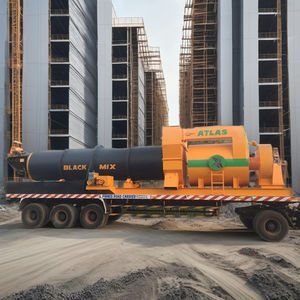 Planta de mezcla en caliente de asfalto Atlas-Planta de mezcla de tambor móvil de 10 a 120 TPH para construcción de carreteras - Product Image 1