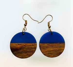 Mint Meadow Wood <b>Resin</b> Earrings Seafoam Wood And <b>Resin</b> Dangles Mint Breeze <b>Resin</b> Craft Earrings Forest Glow Wood <b>Resin</b> <b>Crafts</b> - Product Image 5