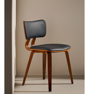 Chaise de salle à manger en teck de qualité supérieure - Product Image 1