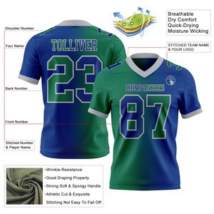 Jersey Profesional de Fútbol Americano, Tela Interlock, Sublimación, Nombre y Número del Jugador Personalizados, Proveedor OEM, Ropa Deportiva - Product Image 6