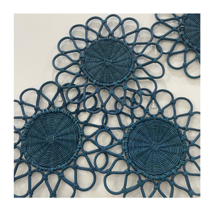 Hot New Arrival Rattan Charger <b>Plates</b> Eco Friendly Handcrafted Rattan Placemat Set for Home Kitchen Hotel Restaurant Vietnam - Product Image 1