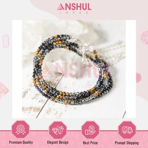 Joyería de Moda de Lujo, Calidad Premium Grado AAA, Tobillera de Cristal Facetado con Triple Protección Unisex, Cadena Ajustable, Venta al Por Mayor - Product Image 4