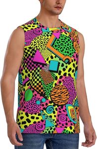 Men's Streetwear Tank <b>Top</b> Oversized <b>Loose</b> Fit Sleeveless Casual Summer <b>Gym</b> Fitness Workout Athletic Fashion Sportswear Shirt - Product Image 3