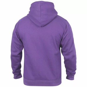 Sweat-shirt à capuche oversize noir pour homme, en molleton uni, coupe décontractée, 300 g/m², en coton molletonné, pour l'automne - Product Image 4