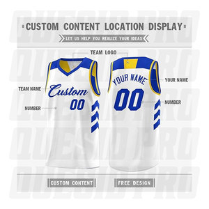 Camiseta de Baloncesto Deportiva Personalizada con Sublimación Completa, Camiseta de Baloncesto sin Mangas, Venta al por Mayor, BSCI - Product Image 4