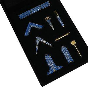 Juego de Herramientas Masónicas - Set de Herramientas de Masón con Compás Cuadrado, Martillo, Regla, Cincel, Espátula y Varilla de Díacono |    Lodge Masónico - Product Image 2