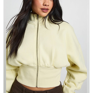 Vente Flash : Sweat à Capuche Zippé pour Filles, Style Collège, avec Logo Brodé, en Coton Pur Haut de Gamme, Idéal pour le Sport, la Course et le Fitness - Product Image 2