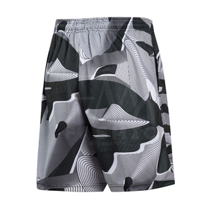 Shorts de basketball pour hommes grande taille, double couche, qualité supérieure, entièrement sublimés, respirants, séchage rapide, taille élastique, personnalisables - Product Image 2