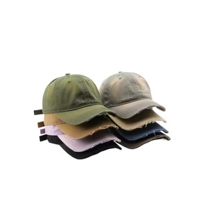 Gorra de Béisbol Clásica con Logo Personalizado, Estilo Vintage, Desgastada, con Agujeros, Ajustable, de 6 Paneles, Moda Urbana, Unisex - Product Image 1