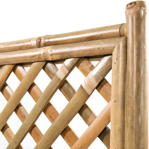 Bac à fleurs surélevé en bambou avec treillis, durable, pour plantes grimpantes, décoration de jardin extérieur, en provenance du Vietnam - Product Image 3