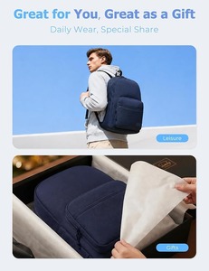 School <b>Backpack</b> with Water <b>Drawstring</b> Pocket Water-resistant Custom OEM Vietnam with Shock-absorbing Lining - Product Image 5