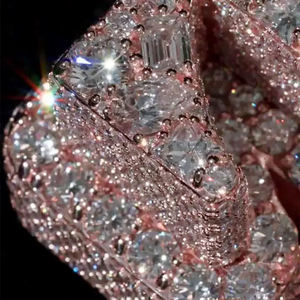 High Quality Iced Out S925 Sterling <b>Silver</b> VVS Moissanite Diamond Custom Name <b>Initial</b> Letter Bling <b>Pendant</b> Hip Hop Jewelry - Product Image 3