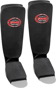 Espinilleras Personalizables Farabi Sports, Negras, de Poliéster Elástico, Ligeras, Transpirables, Protección para Adultos, MMA, Muay Thai, Artes Marciales - Product Image 3