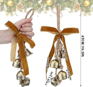 Campana Navideña Metálica Personalizable con Acabado Rústico para Decoración Navideña, Eventos de Celebración en Interiores y Exteriores - Product Image 2