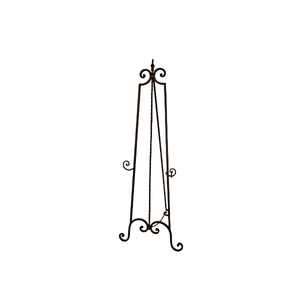 Exclusive Black Metal Painting <b>Easel</b> Stand with Ornate Scroll Design for Home Decor and Photo Display Adjustable Height <b>Easel</b> - Product Image 5