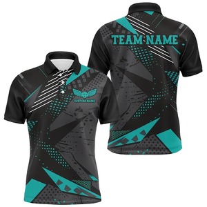 Uniforme de Pickleball Personalizado para Hombre, Sublimado, Impresión 3D, Camiseta Transpirable, Camisetas Polo Personalizadas para Clubes Deportivos - Product Image 2
