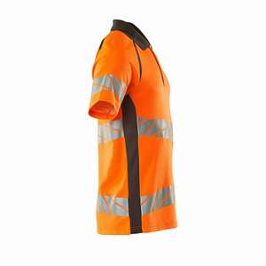 Camiseta Polo de Seguridad Reflectante de Alta Visibilidad, 100% Poliéster, Ropa de Trabajo, Construcción Duradera - Product Image 6