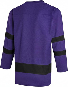 Jersey de Hockey sobre Hielo de Primera Calidad en Poliéster y Algodón, Suave y Cómodo, Ropa Deportiva para Exteriores, Jersey de Hockey con Logotipo Personalizado - Product Image 3