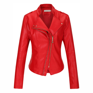 Dernier design, veste en cuir pour femme de haute qualité, fermeture éclair, nouveau style tendance, vestes pour femme authentiques - Product Image 6