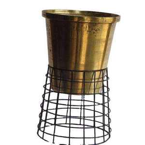 Enamel printed Body <b>Ice</b> <b>Bucket</b> New Metal Luxury Handmade Metal Wine Cooler Professional Barware for Hotel Supply With <b>Ice</b> Scoop - Product Image 2