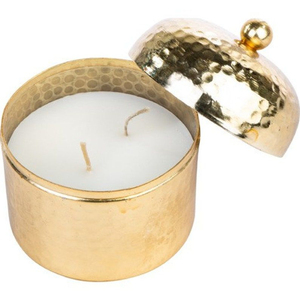 Pot à bougie en métal martelé fait main, support pour bougie votive, récipient en fer plaqué cuivre pour la décoration de la maison, prix le plus bas - Product Image 2