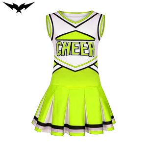 Beautiful Cheerleading Uniforms Cropped <b>Top</b> Sleeveless and <b>Rhinestones</b> High Quality Fabric Cheer Dance Uniform - Product Image 5