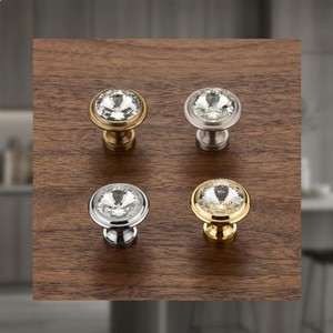 Modern Solid Brass Heavy Duty Ambidextrous <b>Knob</b> Handle Luxury Drawer Cabinet Wardrobe Main <b>Door</b> Furniture Hardware Bulk - Product Image 3