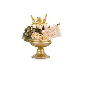 Multi-Purpose Modern Aluminium Tabletop <b>Vase</b> for Flowers Plants Gifts Festivals & Everyday Home Use - Product Image 1