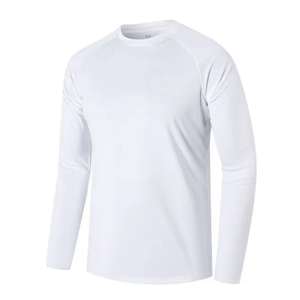 Haut de pêche à manches longues en microfibre de haute qualité, uni, protection UV, séchage rapide, respirant - Product Image 3