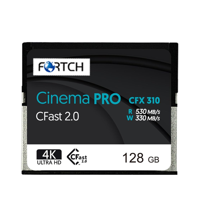 128GB CFast 2.0 Cinema Pro CFX310 Memory Card 3500X Speed up to 530MB/s Read for Professional Cinema Performance
