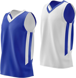 Chaleco de Baloncesto Estampado de Doble Cara Sin Mangas 2026, Uniforme de Entrenamiento Transpirable de Secado Rápido, Tallas Grandes, Unisex, Ajuste Holgado, OEM - Product Image 2