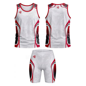 Conjunto de Uniforme Ligero para Atletismo, Camiseta y Pantalones Cortos de Poliéster para Competencia de Carrera - Product Image 5