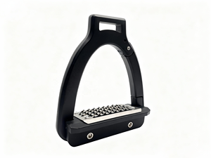 Estribos de Aluminio con Almohadilla de Goma Negra para Equitación, Estribos de Aluminio Duraderos con Almohadilla de Goma Negra - Product Image 3