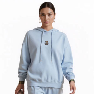 Sweat à capuche surdimensionné pour homme, de haute qualité, léger, 100% coton molletonné, 300g, respirant, anti-boulochage, automne, écologique - Product Image 1