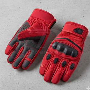 Gants textiles durables pour moto, fermeture à sangle réglable avec conception résistante aux chocs pour une expérience de conduite sécurisée - Product Image 2