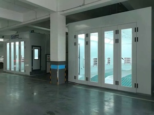 CE Certified 7m Electric Heating Car <b>Light</b> <b>Truck</b> Painting Room with Exhaust Fan LED Lighting <b>System</b> Diesel Burner for Baking - Product Image 3