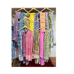 Pareo de Playa de Algodón con Estampado Artesanal Indio, Ecológico, Transpirable, Reversible, de Secado Rápido, Tela Suave de Voile, para Verano - Product Image 1