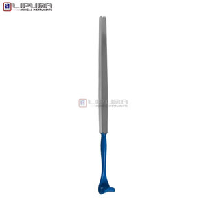 Retractor Ocular Manual Desmarre, Hoja Ancha de 12 mm, 13.5 cm (5 3/8 pulgadas), Retractor Quirúrgico de Párpado, Instrumentos Médicos Oftálmicos No Estériles - Product Image 4
