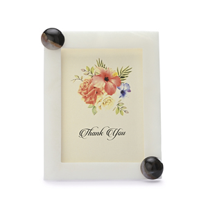 Cadre photo élégant en marbre blanc fait main pour décoration intérieure, bureau et cadeaux – Cadre photo de luxe en pierre naturelle - Product Image 1