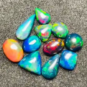 Opale naturelle de qualité supérieure, cabochon ovale blanc, grande taille, excellente qualité, certifiée IGI, polissage parfait, prix abordable - Product Image 4